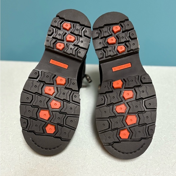 Harley-Davidson Black Motorcycle Boots with Silver Accents Size 6 NWOB - Picture 4 of 8